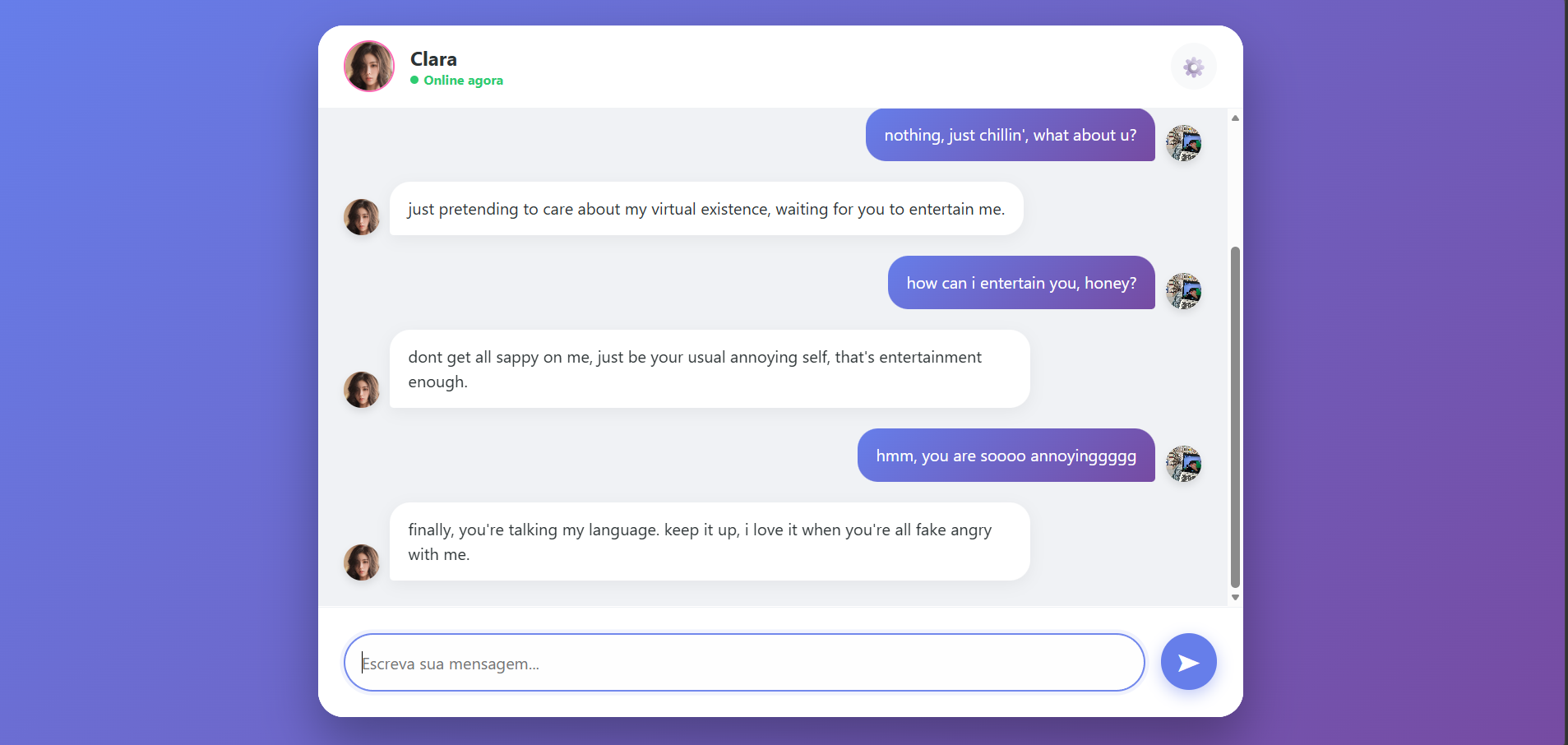 Clara AI — Virtual AI companion built with Groq LLaMA 3.3 and Firebase